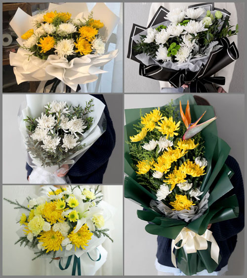 贵州贵阳南明区永乐乡白事花束代送